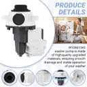 W10661045 W10614033 Washer Drain Pump Replacement Compatible for Whirl-pool Ken-more Ama-na May-tag Washing Machine,Replace W10215134 WPW10661045VP 3554974 AP6023670 PS11757016 EAP11757016 by MIFLUS