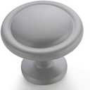 Ravinte 5 Pack 1-1/4 inch Kitchen Cabinet/Drawer/Dresser Knobs Grey Zinc Drawer Pulls/Handles