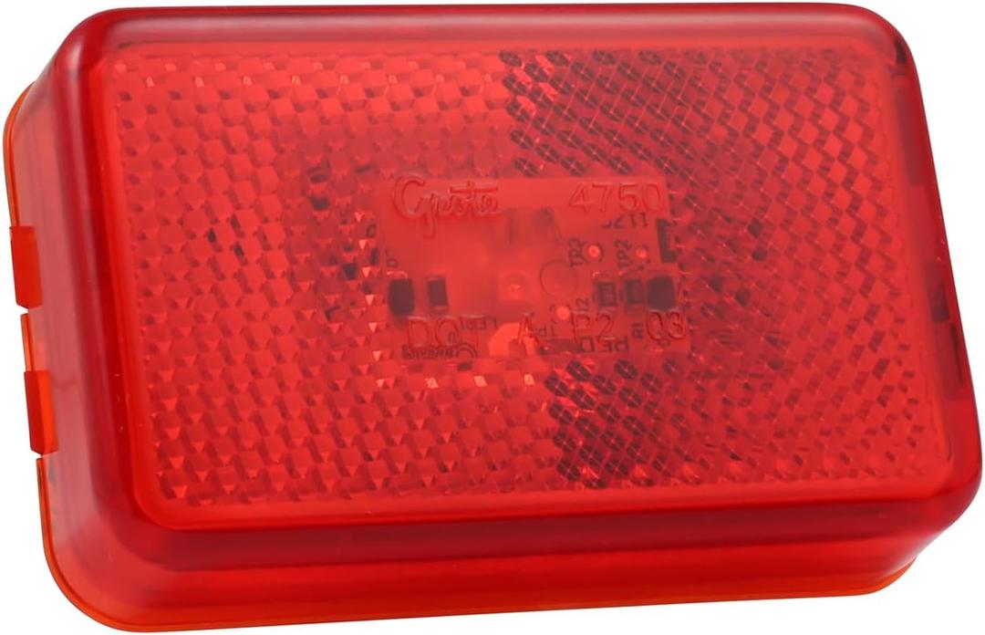 47502 Clr/Mkr Lamp (Red), Pack of 4 