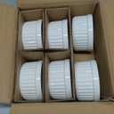 LE TAUCI Ramekins 6 OZ, Ceramic Souffle Dishes, Oven Safe Custard Cups for Baking, Creme Brulee, Pudding, Dessert, Microwave & Dishwasher Safe, Set of 6, White