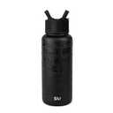 Simple Modern Fortnite Water Bottle with Straw Lid Insulated Stainless Steel Metal Thermos | Gifts for Youth Reusable Leak Proof Flask | Summit Collection | 32oz Fortnite Midnight