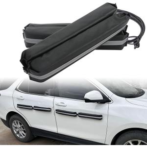 Winunite Magnetic Removable Car Door Dent Protector PU Leather Car Door Ding Protector Ding Bumper for Vehicles Black(Pack of 4)