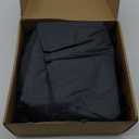 Zhanmai 100 Pcs 4.7 x 2.4 x 3.9 Inch Mini Gift Bags Bulk with Tissue Paper Kraft Paper Bag with Handle Gift Tag for Birthday Party, Halloween, Thanksgiving, Christmas, Wedding Showers (Black)