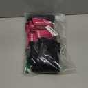 4 Pairs Dr. Motion Graduated Compression Knee-hi Women's Socks (Black)