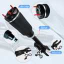 2 x 1643204613 Front Air Suspension Strut Shock w ADS Fit for Mercedes Benz W164 ML320 ML350 ML450 ML500 ML550 ML63 AMG 2005-2011 X164 GL320 GL350 GL450 GL550 2007-2012