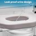 Adjustable Medical Bedside Commode