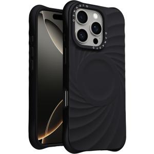 ORNARTO Vortuxe for iPhone 16 Pro Max Case 6.9" | 2X MIL-STD Drop Protection | Compatible with MagSafe | Sleek Aesthetic Liquid Silicone Phone Cover - Black