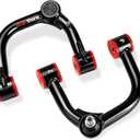2-4" Front Upper Control Arms for 2005-2023 Toyota Tacoma, Hilux, Fortuner - Heavy Duty Tubular Design, Greasable Ball Joints