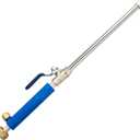 High Pressure Power Washer Sprayer Wand with Flexible Hose Nozzle, 39'' Hydro Jet Power Washer Cleaning Tool, Wand Lance for Gutter Patio Car Pet Window Glass Blue