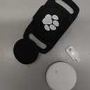 Smart Pet Tracker for Collar  Dog Trackers Pet Location Tracker with Holder, No Monthly Fee, AntiLost Tracking Device for Pets,Bag Straps, Compatible with Google Android Only(Not for iOS),Black