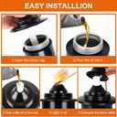 16oz Torch Replacement Canisters, Bamboo Lantern Refillable Torches, Decorative Torch Canister Replacement for Yard, Patio, Deck, Garden, Party, Landscap (16OZ-6PCS)