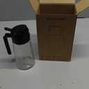 2-IN-1 Oil Sprayer for Cooking with 8 Stickers Light-Blocking Dark Glass Olive Oil Dispenser Bottle for Kitchen 500ml/16.9oz Oil Mister for Air Fryer, BBQ,Salad Even Spray with Portion Control