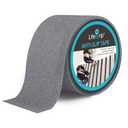 Lifegrip Anti Slip Traction Tape, 4 Inch x 38 Foot - Best Grip, Friction, Abrasive Adhesive for Stairs, Tread Step, Indoor, Outdoor, Grey (4" X 38')