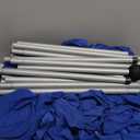 Beach Tent - 10 x 10 FT Portable Beach Canopy, Beach Tent Sun Shelter UPF50 with 4 Sandbags, Stability Poles Ground Pegs and Anti-Wind Ropes, Outdoor Beach Shade Canopy for Camping, Royal Blue