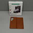 SUANPOT Compatible with Samsung Galaxy S25 Ultra Wallet case with RFID Blocking Credit Card Holder,Flip Book PU Leather Protective Cover Women Men for Samsung S25 Ultra Phone case Light Brown | RFID Blocking, Credit Card Holder, Flip Book, PU Leather, Protective Cover, Women Men