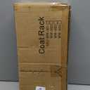 Coat Rack, Freestanding Coat Rack with 8 Hooks and 3 Adjustable Size Tree Coat Racks for Bedroom, Hallway, Entrance, Office, for Hats, Coats, Scarves, Handbags (1 PC, Black)