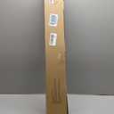 KAMANINA Double Curtain Rods 66 to 120 Inches, Adjustable, Ivory White