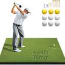 Bltend Golf Mat 36mm: 5x4ft/6x4ft Golf Hitting Mat Practice Outdoor Indoor
