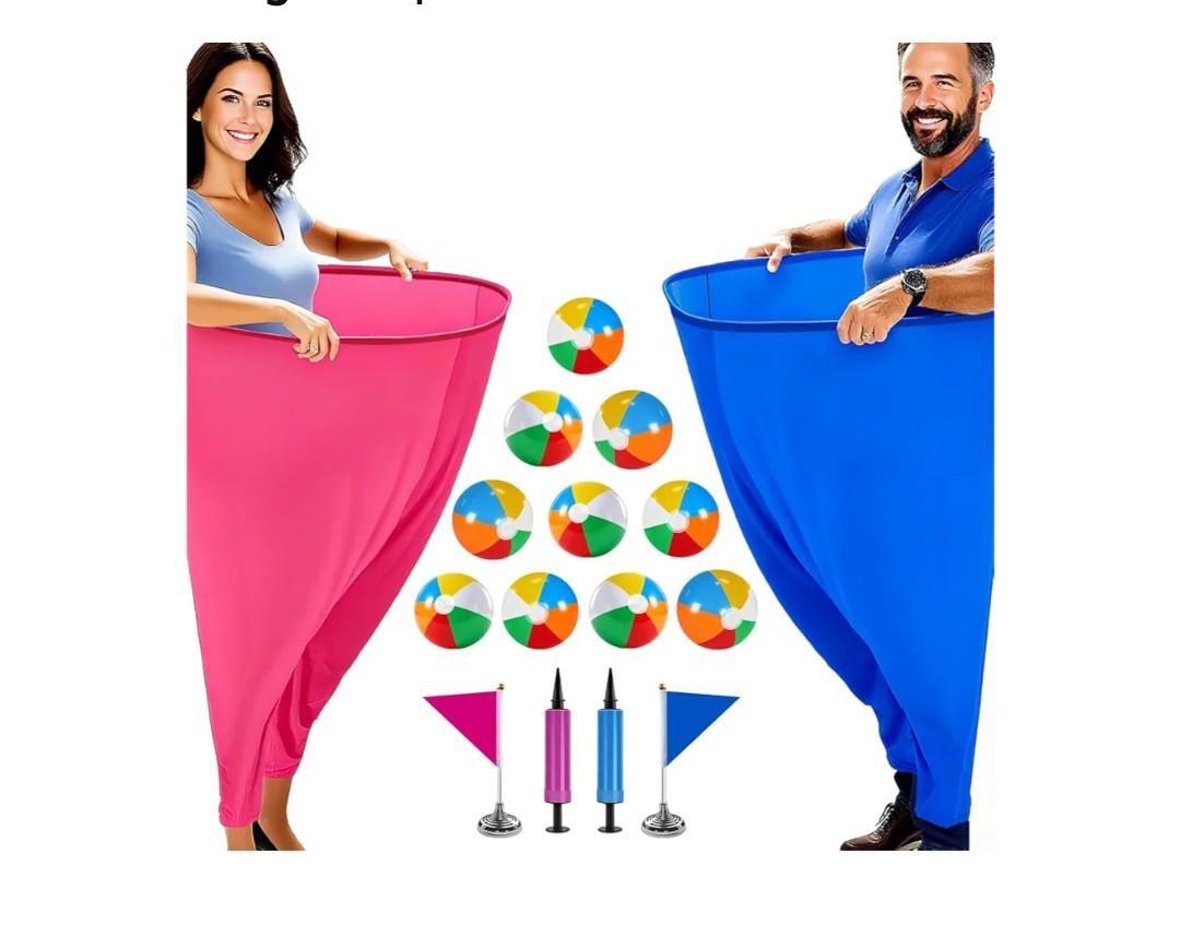 Granny Pants Yard Game for Adults (40 in * 31.5 in),2Pcs Granny Pants Outdoor Games for Family Carnival Party Reunion Gathering(Large)