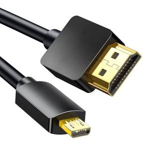 Micro USB to HDMI Converter, 4K 1080P HDMI Extender Cable 1.5M/ 5ft Adapter, Copy and Expand Videos Pictures from Mobile Phone or Tablet to HDTV Monitor Projector, Compatible with HDMI-supporting TVs