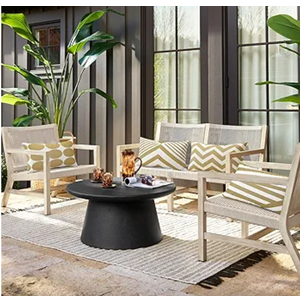 OTOSTAR Set of 4 Waterproof Throw Pillow Covers 12x20 Inch Farmhouse Geometric Square Pillow Cases for Couch Patio Furniture Balcony Garden Outdoor Decoration（Geometry70Khaki）Pack of 3