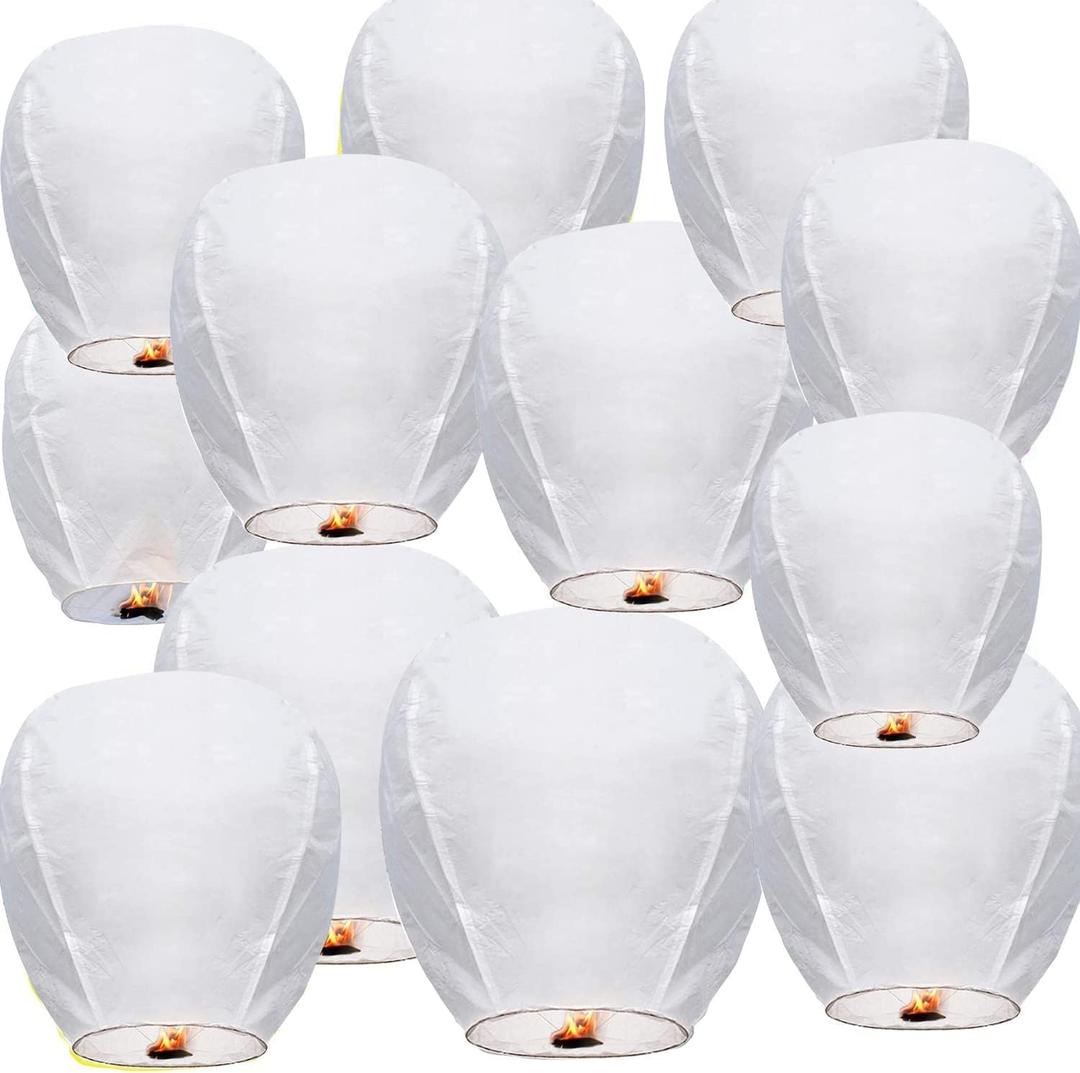 17 Pack Paper Lanterns Decorative Ball Round Paper Lantern for Wedding Birthday Party Home Decorations