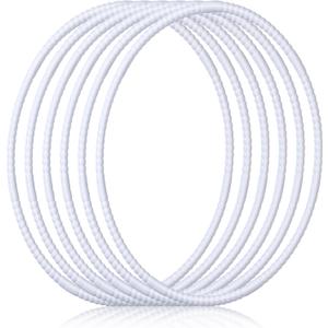 Shappy 6 Pcs Exercise Hoop Detachable Adjustable Plastic Toy Playground Toys Colored Hoop Circles for Teens Games Gymnastics Dog Agility Equipment Party Decor