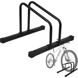 YYDS Adjustable Bike Stand - Floor Mounted, Indoor/Outdoor Use, Fits 20"-29" MTB & Road Bikes, Compact Storage