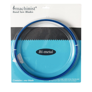 Imachinist S931224 M42 Bi-Metal 93" Long, 1/2" Wide, 0.025" Thick Bandsaw Blades for Cutting Soft Ferrous Metal (24TPI)