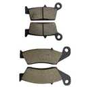 MOTOKU Front and Rear Brake Pads for CR125R CR250R CR500R XR250R XR250L XR400R XR600R XR650L XR650R for Kawasaki KX125 KX250