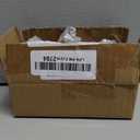 24 Pcs 1.57" Red Glass Christmas Tree Ornaments Clear Teardrop Christmas Ornaments Red Crystal Xmas Hanging Glass Tree Decorations for Xmas Holiday Party Decor