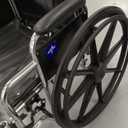 Medline Excel Extra-Wide Bariatric Wheelchair For Adults and Seniors with 24" Wide Seat, Supports up to 500 lbs