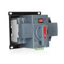 100Amp 220V AC Automatic/Manual Transfer Switch, ATS 2P Manual Dual Power Changeover Electrical Switch, Solar Back Up Power Auto Selector Overvoltage, Undervoltage 50/60Hz CE Certified