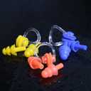 2 x UPINS 14 Sets Silicone Nose Clips Waterproof Swimming Nose Plugs Earplugs for Adults Kids, Ear Nose Protector