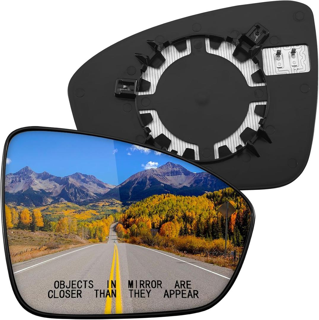 Passenger Side Mirror Replacement for Nissan Altima 2019 2020 2021 - Right Side Mirror Glass, Rear View Mirrors Glass with Power Heated