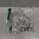 40mm Cup Full Overlay Soft Close Cabinet Hinges for Thick Door Full Overlay Concealed Cabinet Hinges with Screws Nickel Finish 4 Pcs