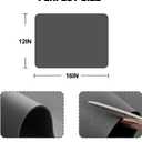Coffee Bar Mat 12"x16" Self-Drying Countertop Mat with Super Absorbent Draining - Grey, 1Pcs