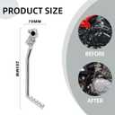Kickstart Lever for Hawk 250,Iron Dirt Bike Motorcycle Kick Starter Shafts Start Lever for Hawk 250cc(Not Fits Hawk 250 DLX/EFI)
