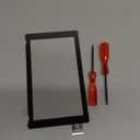 Lenboes Front Outer Lens LCD Touch Screen Glass Panel Digitizer Replacement Part with Opening Tool for Nintendo Switch NS V2 HAC-001-01 2019 (Not for NS V1 HAC-001)