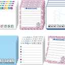 Gueevin 20 Pcs Mahjong Sticky Notes Gifts Self Adhesive Mah Jong Notepads Mahjong Lovers Gifts for Home Office School Mah Jong Party Decorations Supplies, 3" x 3"(Retro Style)