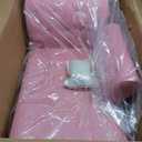 Costzon Kids Couch, Princess Kids Sofa Chairs for Baby Girls 3-5 Old w/Wood Frame & Leather Surface for Nap & Rest, Toddler Couch for Preschool, Nursery, Kindergarten, Children Furniture Gift (Pink)