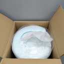 LINENSPA Memory Foam Mattress Topper - 3 Inch Gel Infused Memory Foam - Plush Feel - Cooling and Pressure Relieving - CertiPUR Certified - Dorm Room Essentials - Twin Size