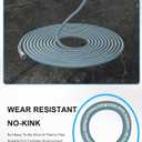 50ft Pressure Washer Hose 4800PSI, 3/8" Power Washing Hose Steel Wire Braided with Swivel Quick Connect, Non Marking Commercial Grade High Pressure Water Hose