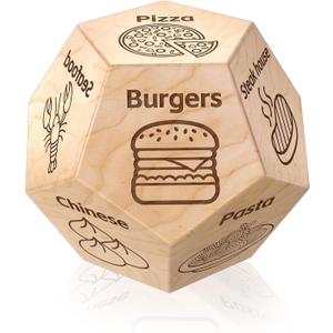 3 x Christmas Funny Stocking Stuffers for Women Men Couples Gift Ideas Dinner Decider Food Dice for Date Night Gifts for Anniversary Christmas Birthday Wedding Gifts for GrandkidsTeen Men Women Him Her