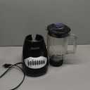 BLACK+DECKER Countertop Blender with 6-Cup Glass Jar, 10-Speed Settings, Black, BL2010BG