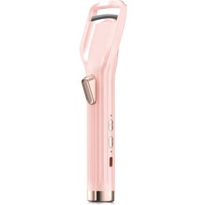 Heated Eyelash Curler Premium PRO - Fast Heat up in 8s - 24 Hours Long Lasting - Rechargeable Electric Eyelash Curler with Type-C, Innovative L Silicone, 2 Heat Modes, Anti-Burn Eyelid, Pink-DD