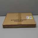 Brushed Gold Kitchen Faucet with Pull Down Sprayer, High Arc Single Hole Stainless Steel Kitchen Sink Faucet with 3-Function Sprayer, for Farmhouse Camper Laundry Rv Bar, CL001-SG