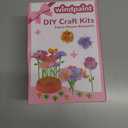 windpaint Toys for Girls 3 4 5 6 7 8 9 10 Years Old, DIY Craft Kits for Kids, Fabric Flower Bouquets for Girls Gifts, Educational Learning Detective Toys for Toddler Kids,Birthdays Gifts (Purple) (Pink)