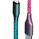 Lucid - LED 3.2' USB-A to USB-C Cable - White