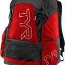 Alliance Backpack, 45L Capacity, Wet and Dry Compartments, Team Colors, Red/Black, 45 Liter
